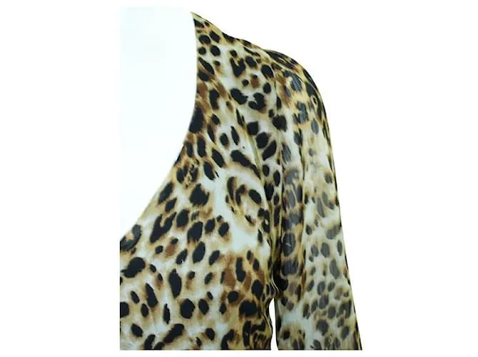 Vestido largo con estampado animal de Reformation 