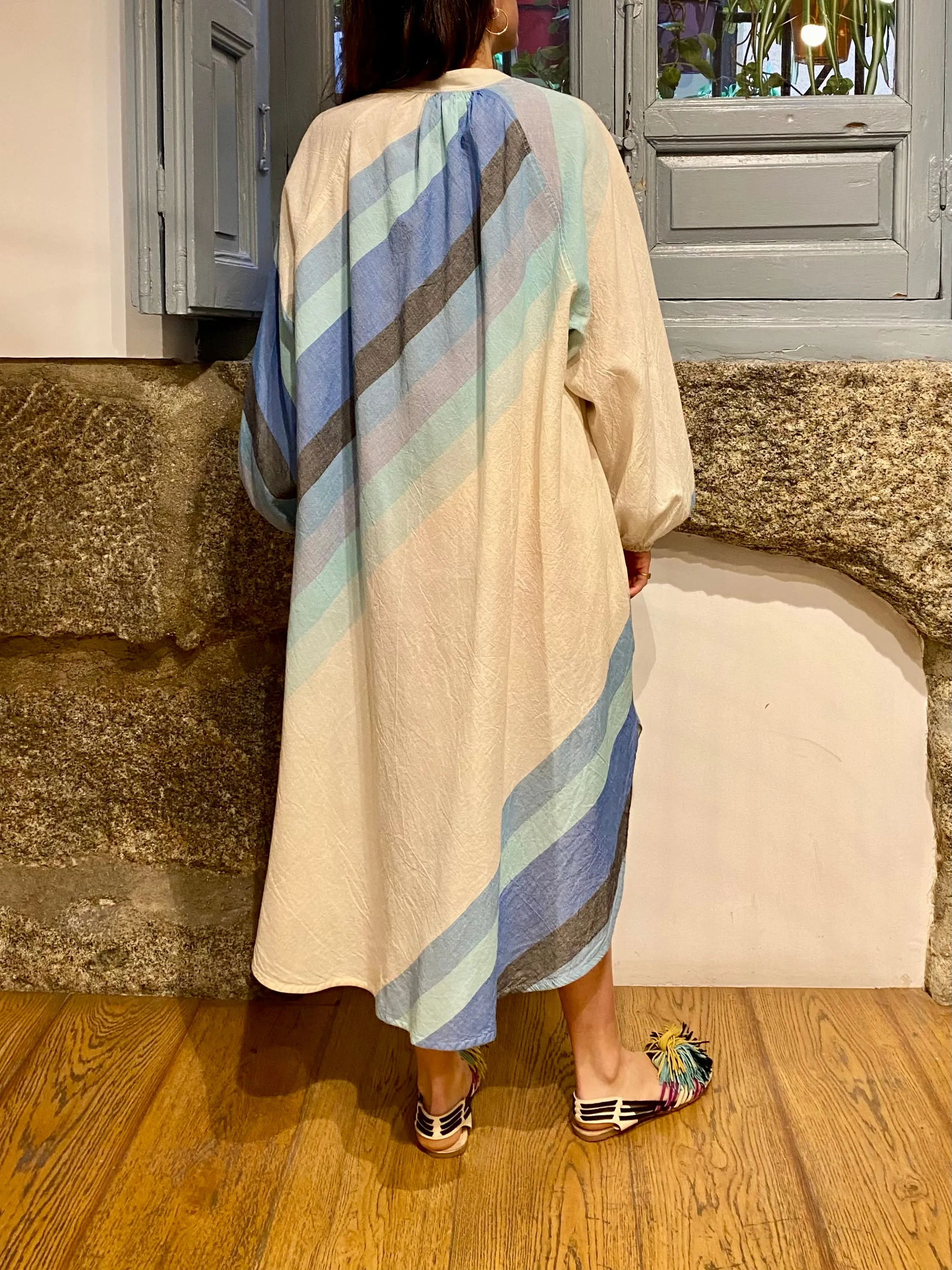 VESTIDO TNICA AZUL