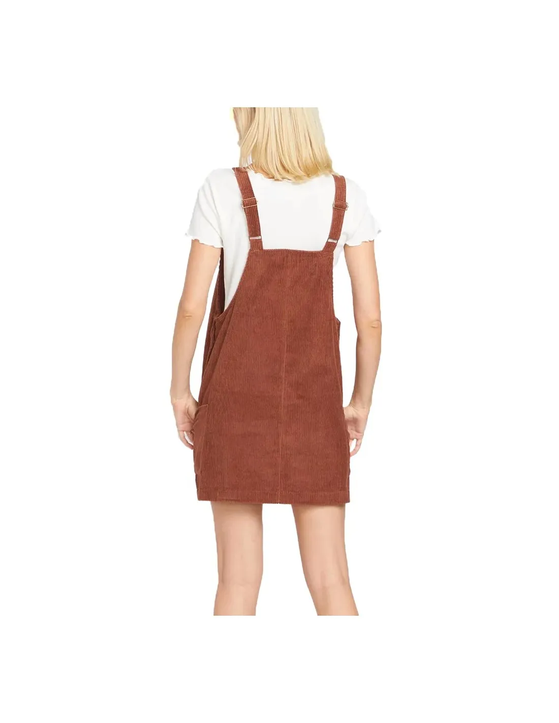 VOLCOM CHORD DRESS CHESNUIT BROWN