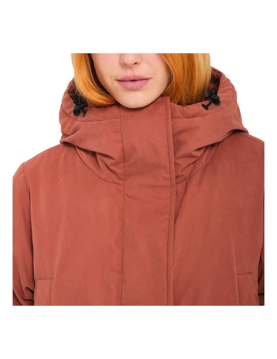 VOLCOM SLEEPI PUFF UPPARKA CHESTNUT BROWN