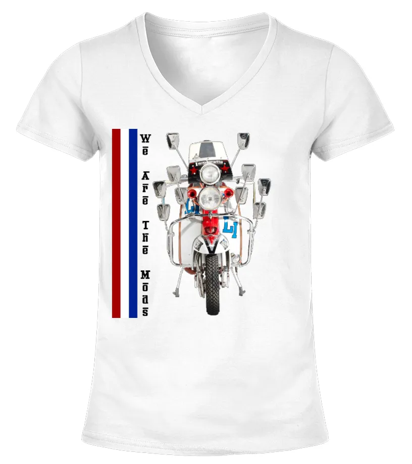 we are the mods scooter Camiseta cuello pico Mujer