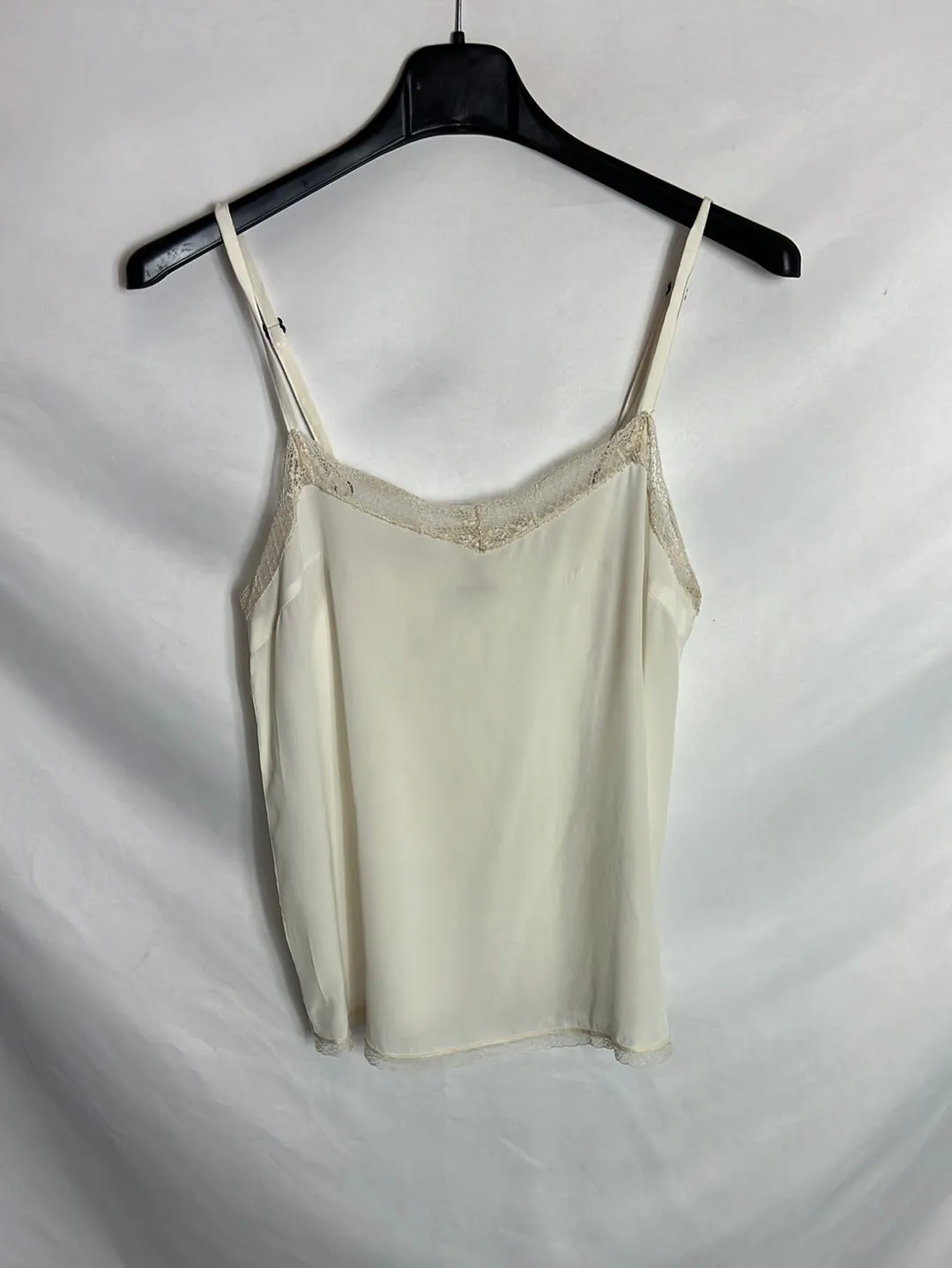 ZADIG&VOLTAIRE . Top lencero beige. TS/M