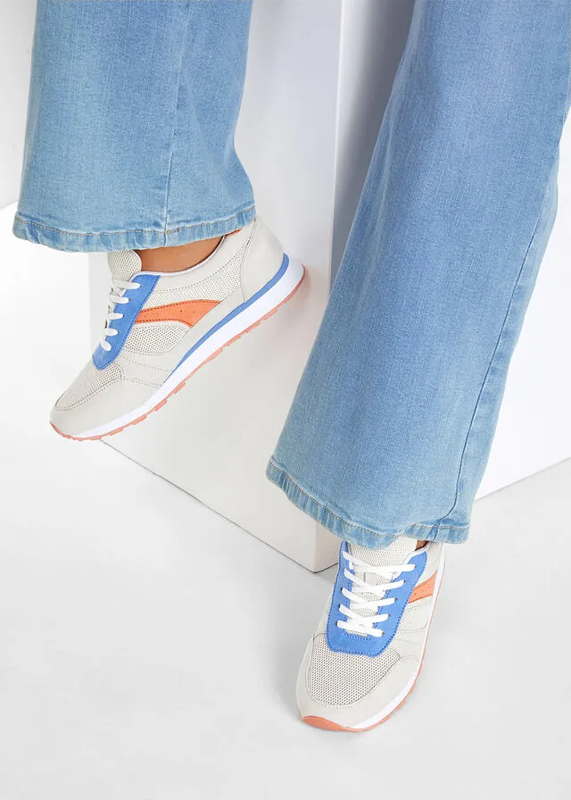 ZAPATILLAS DEPORTIVAS BEIGENARANJAAZUL