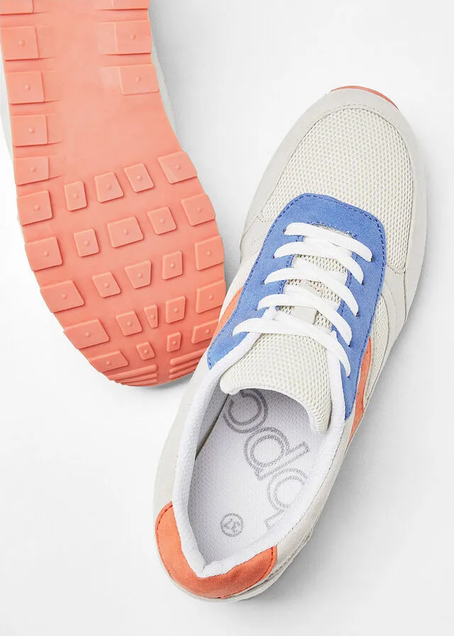 ZAPATILLAS DEPORTIVAS BEIGENARANJAAZUL