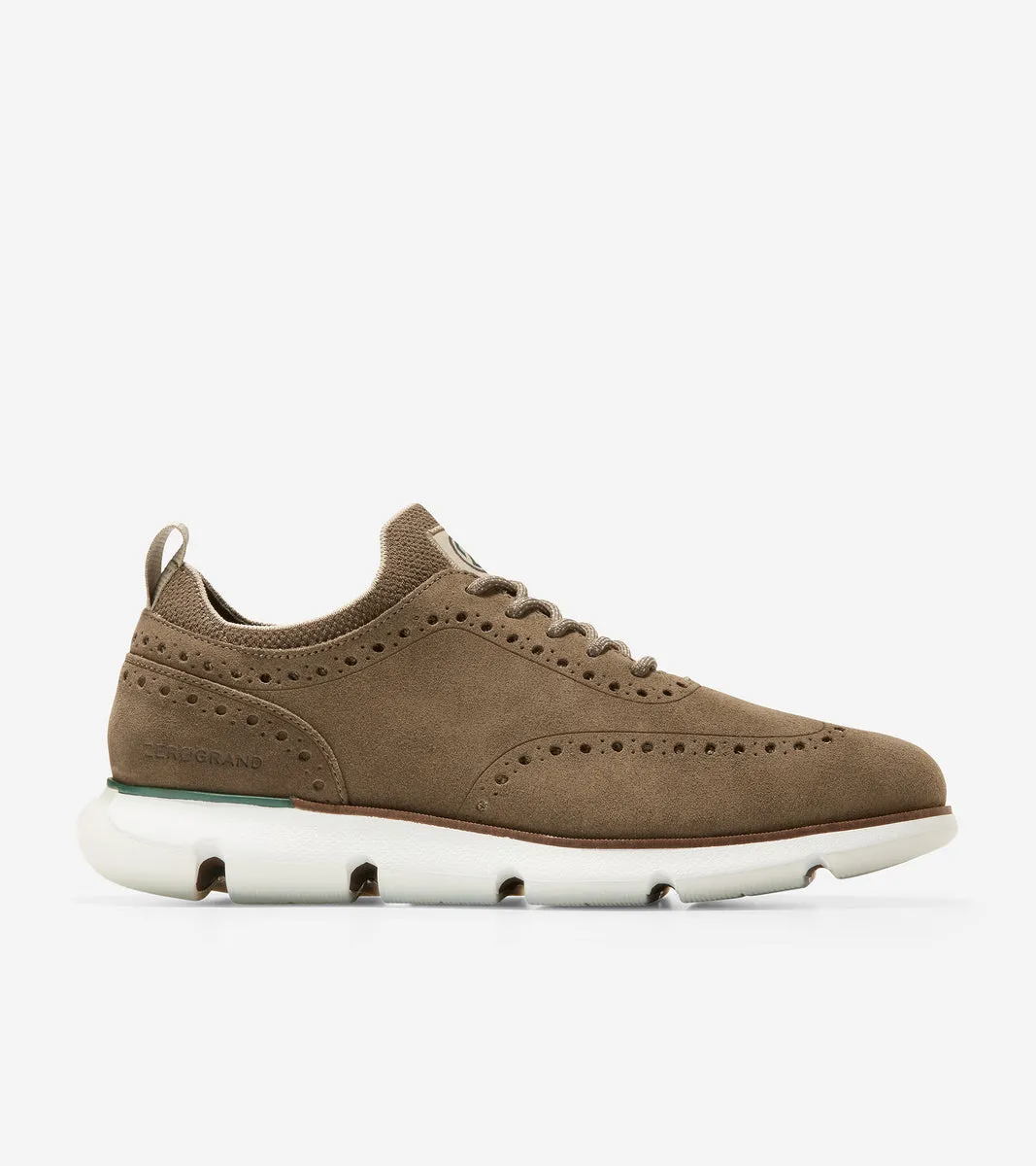 Zapato de Ante Artesanal de Hombre | ZERØGRAND Wingtip Oxford