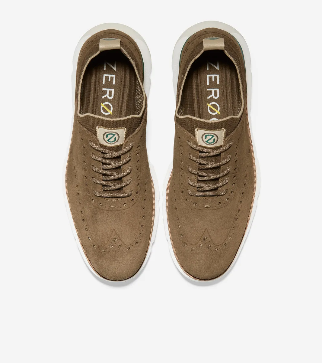 Zapato de Ante Artesanal de Hombre | ZERØGRAND Wingtip Oxford