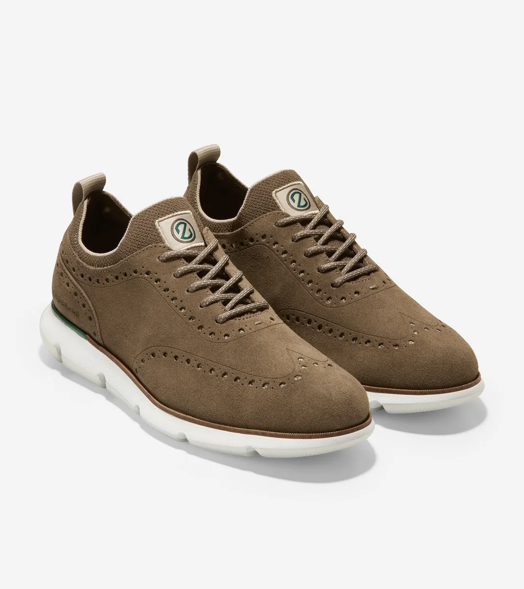 Zapato de Ante Artesanal de Hombre | ZERØGRAND Wingtip Oxford