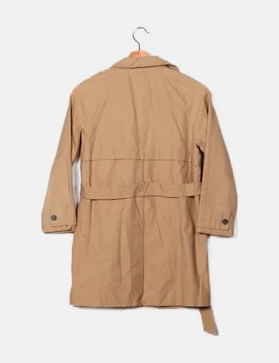 Zara Gabardina beige básica