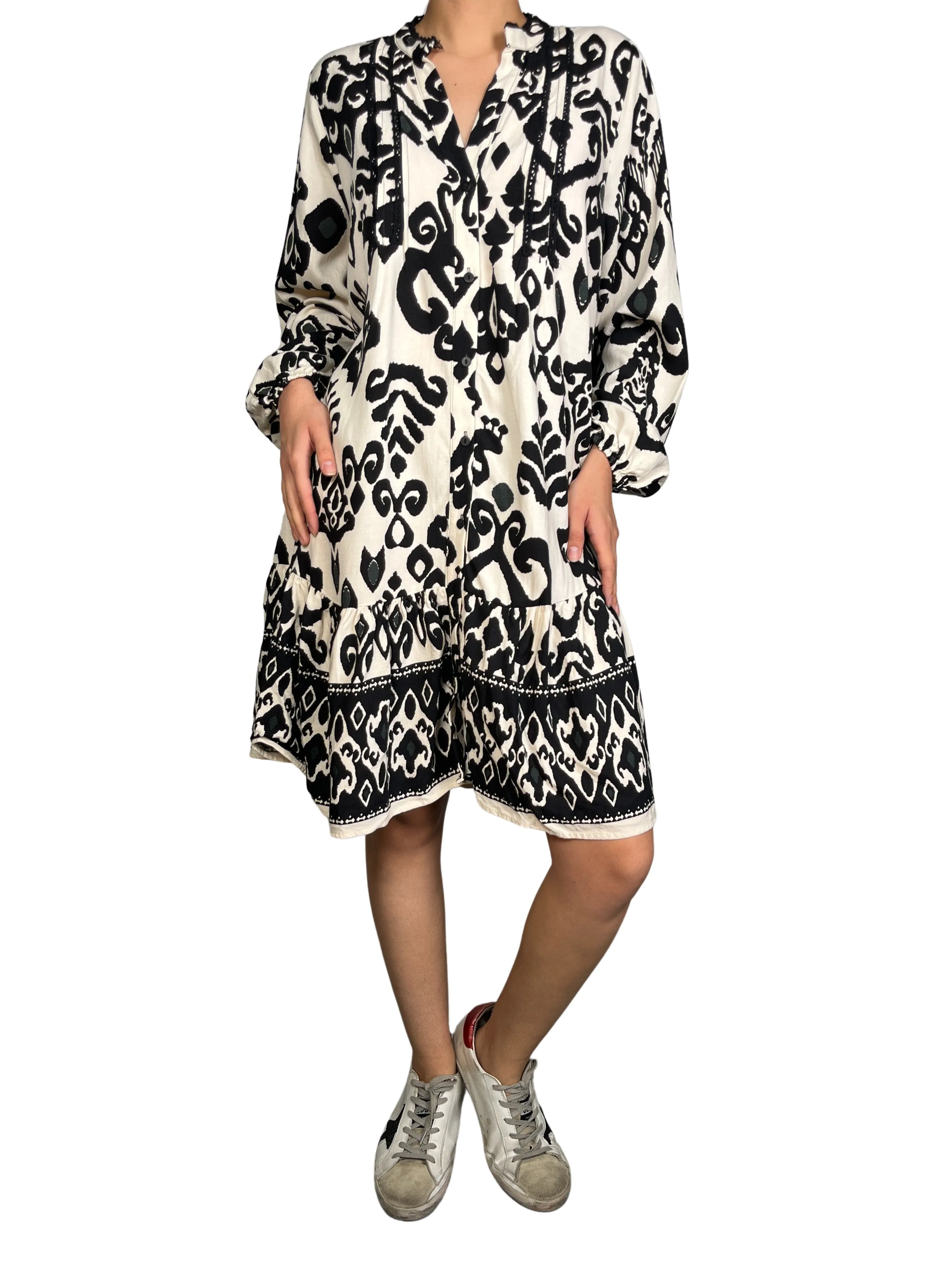 ZARA Vestido Viscosa